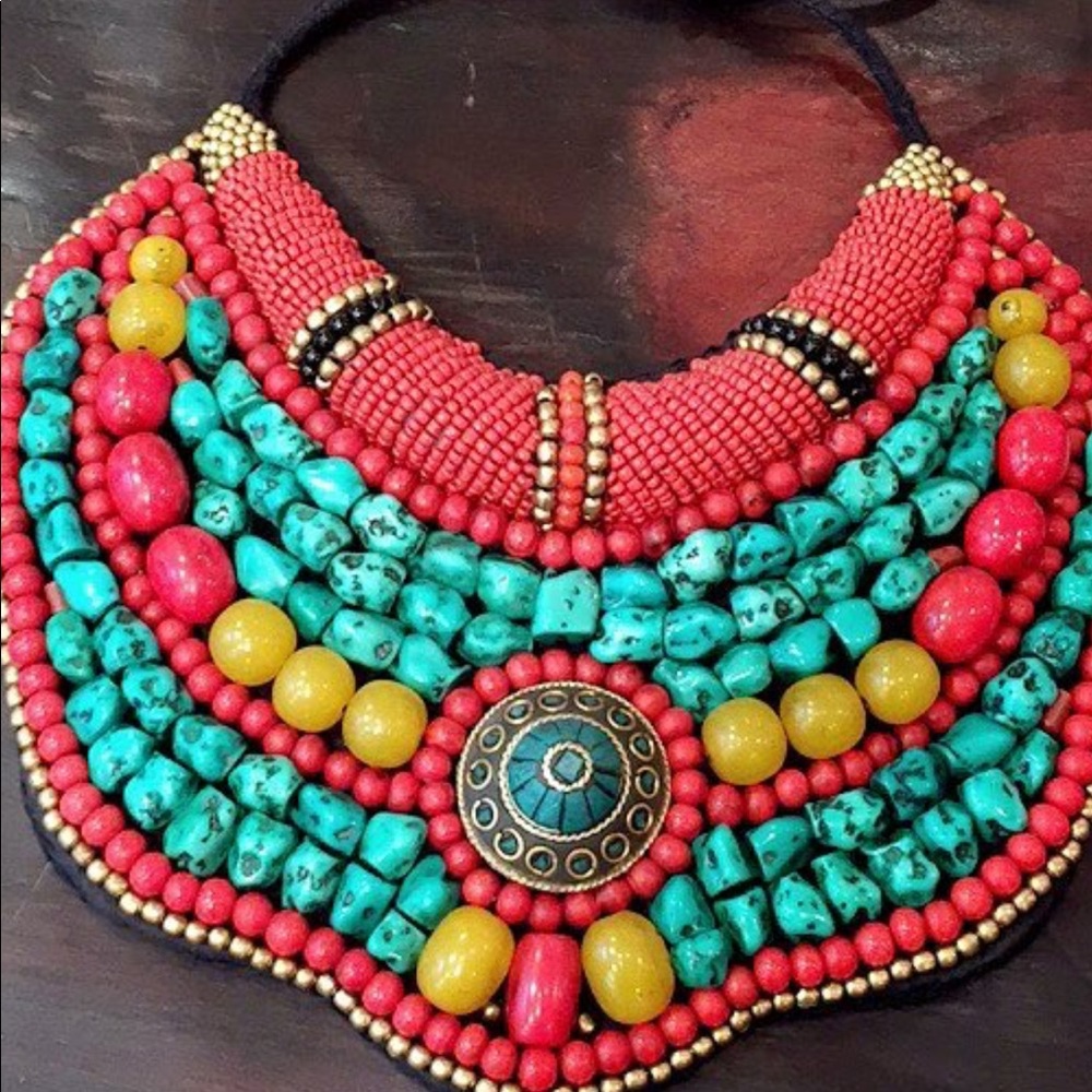 African necklace for weeding or models ,